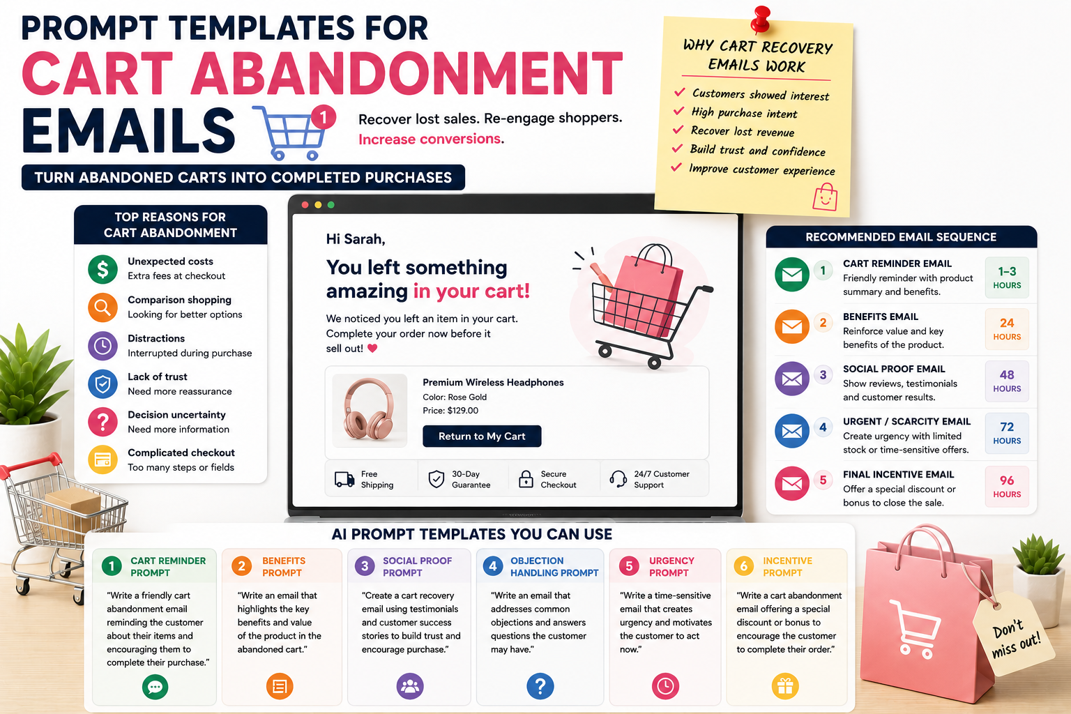 Prompt Templates for Cart Abandonment Emails