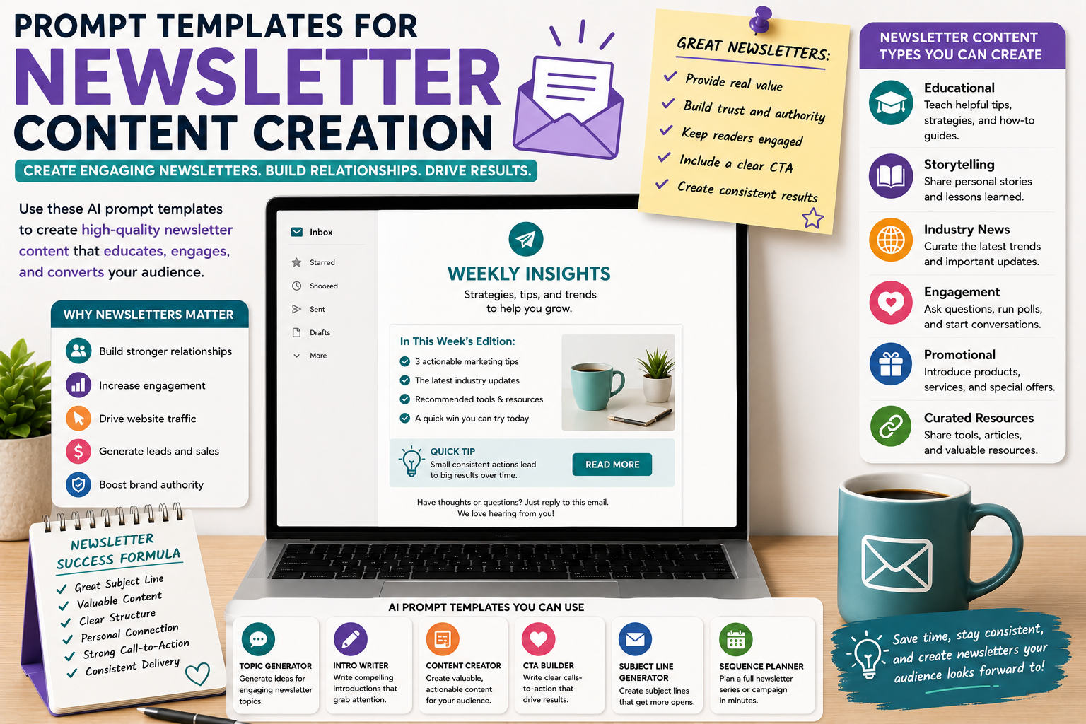 Prompt Templates for Newsletter Content Creation