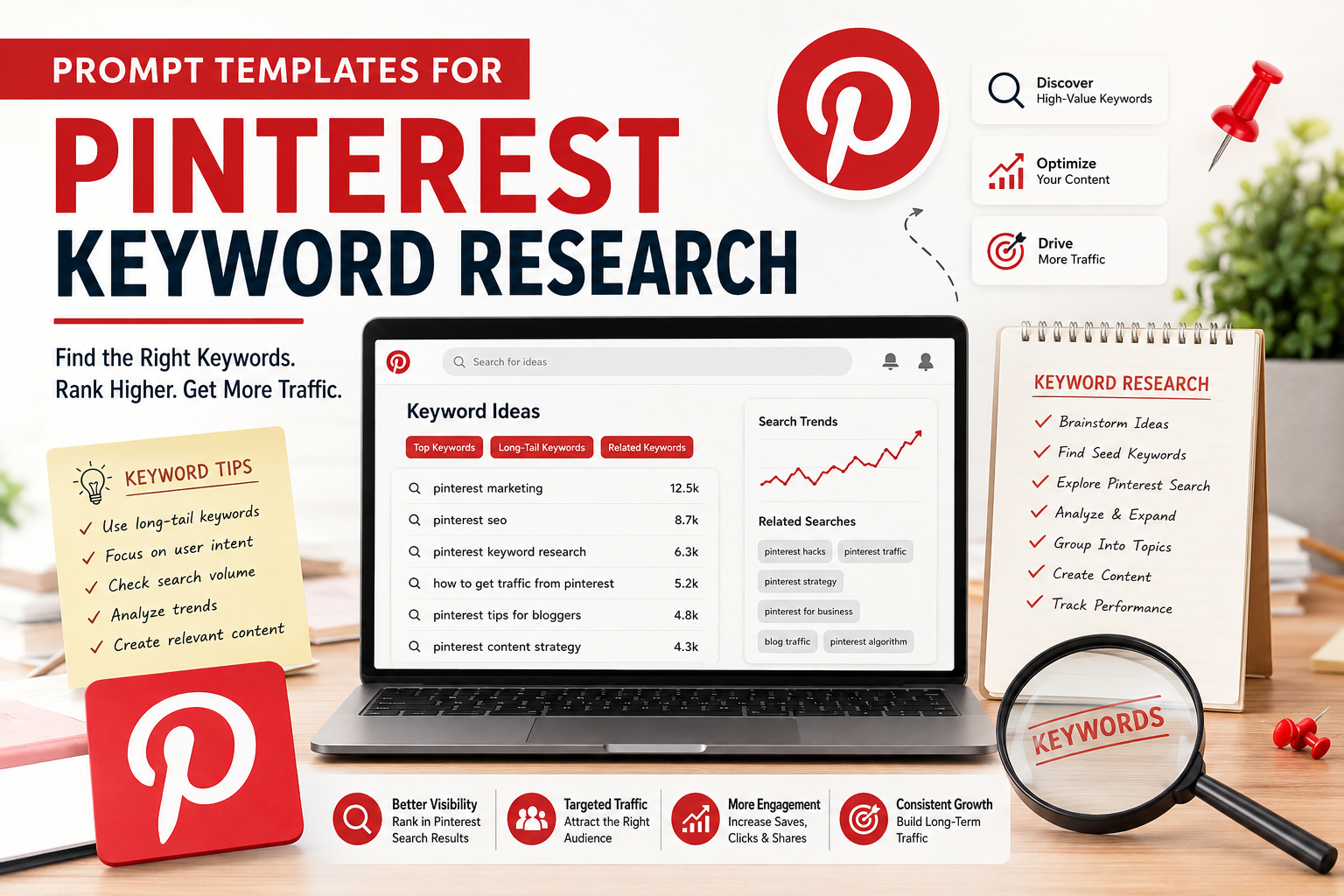 Prompt Templates for Pinterest Keyword Research