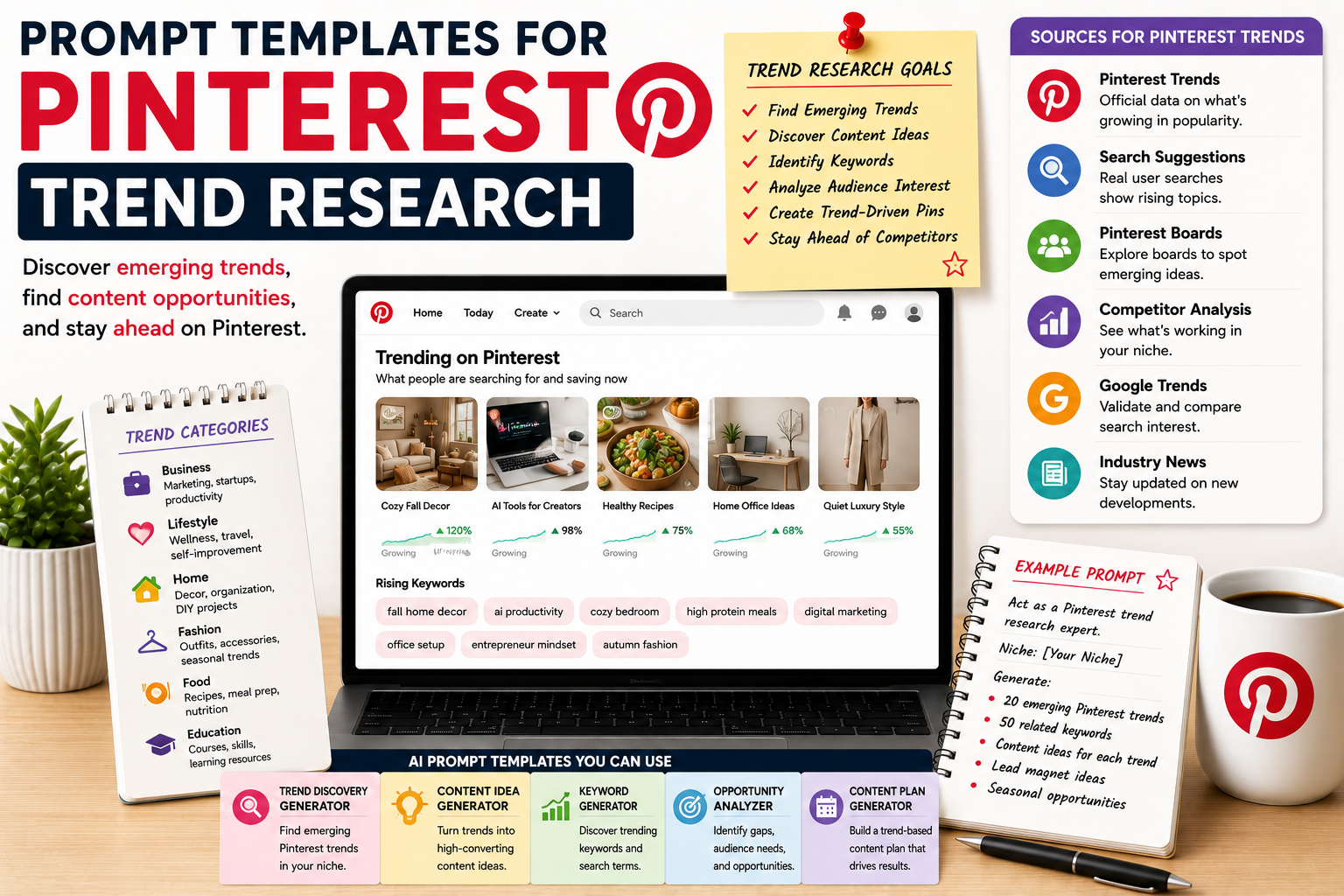 Prompt Templates for Pinterest Trend Research