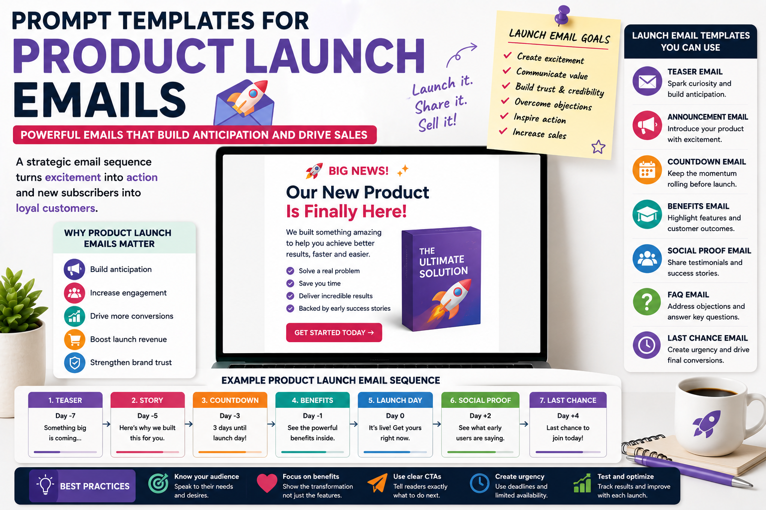 Prompt Templates for Product Launch Emails