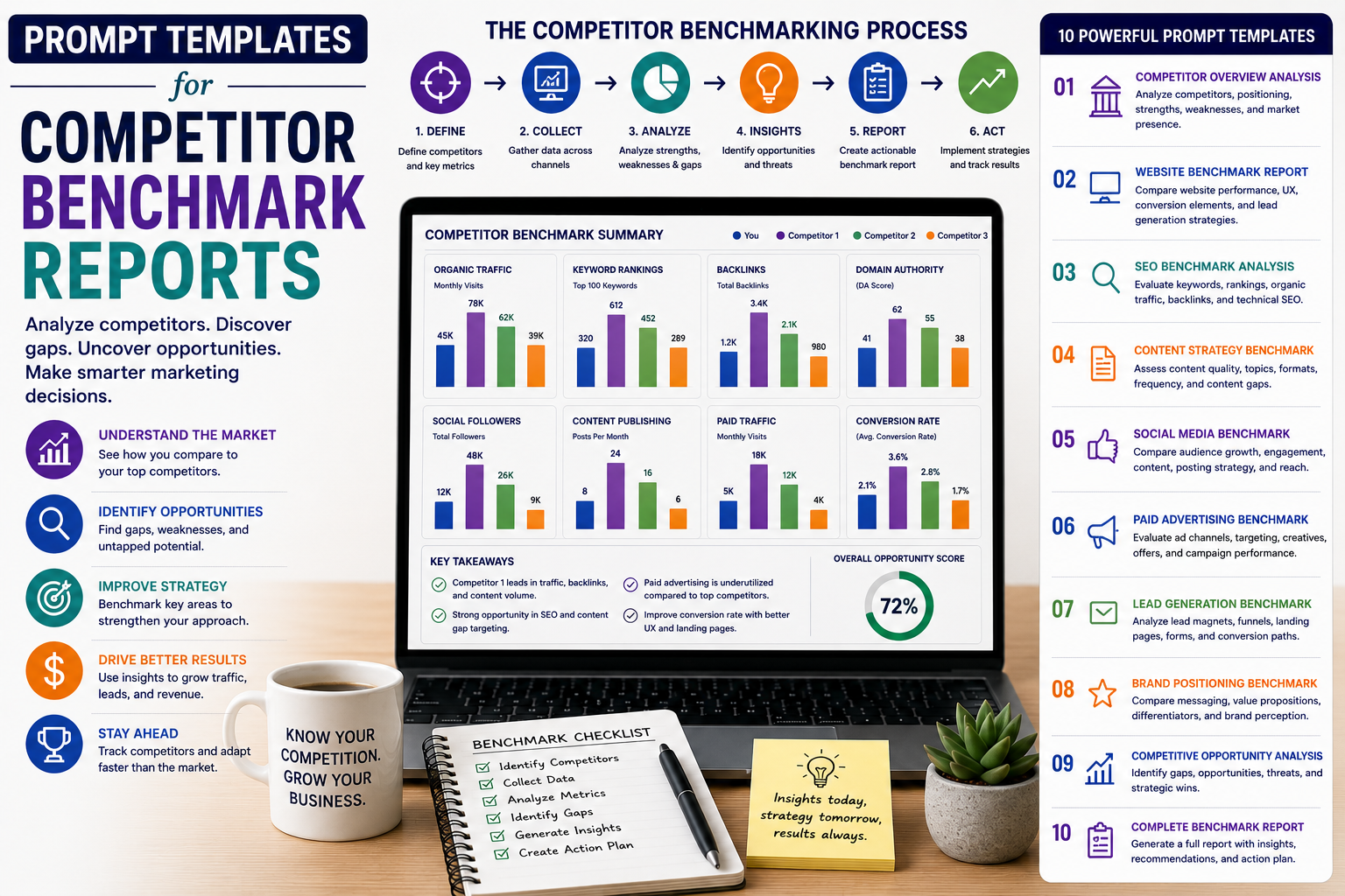 Prompt Templates for Competitor Benchmark Reports