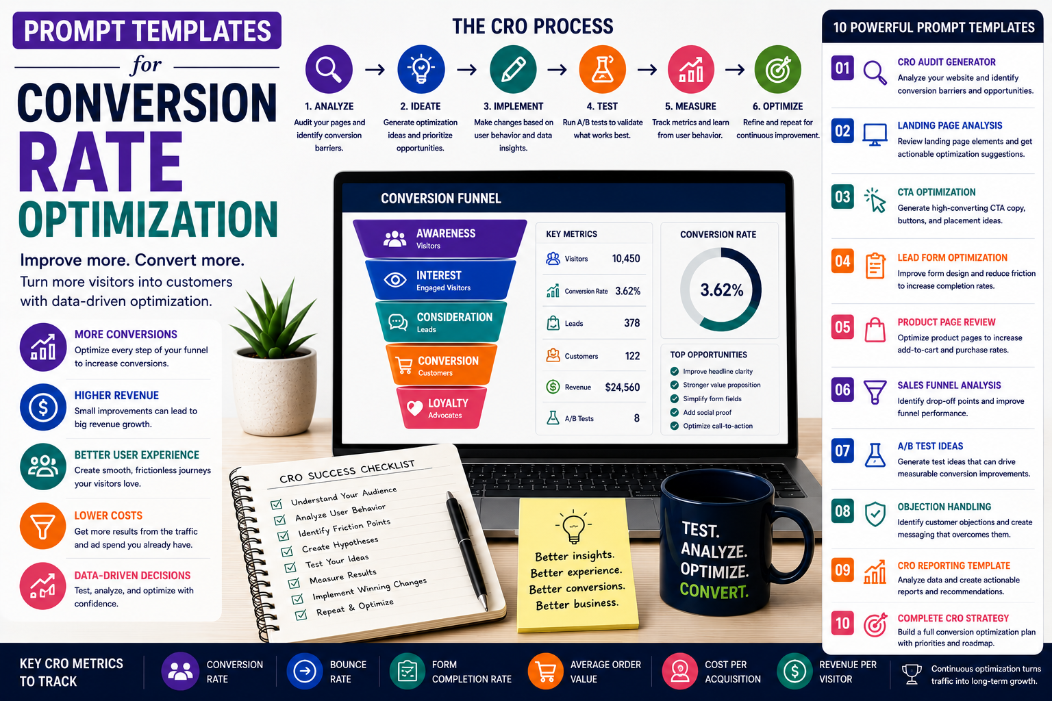 Prompt Templates for Conversion Rate Optimization