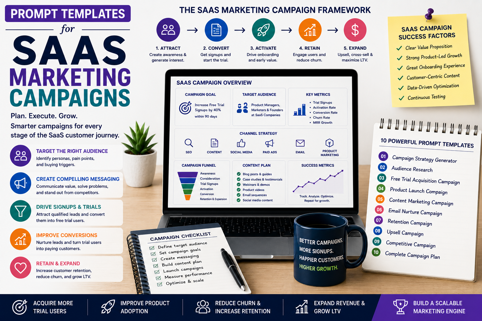 Prompt Templates for SaaS Marketing Campaigns